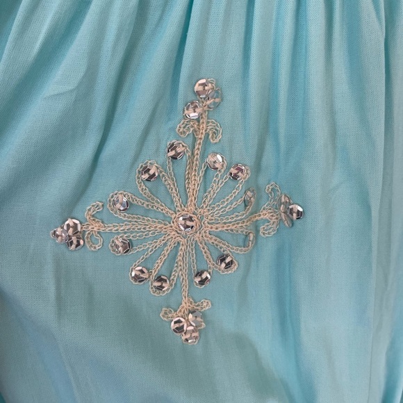 NEW! Blue Ginger Sequined Cover Up Dress - Picture 5 of 11